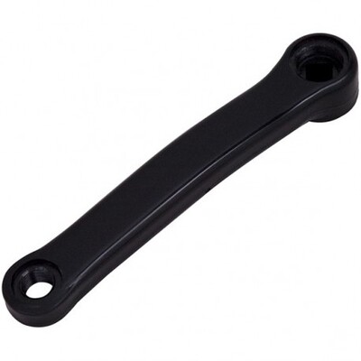 Ľavá kľuka oceľ/plast 170mm čierna